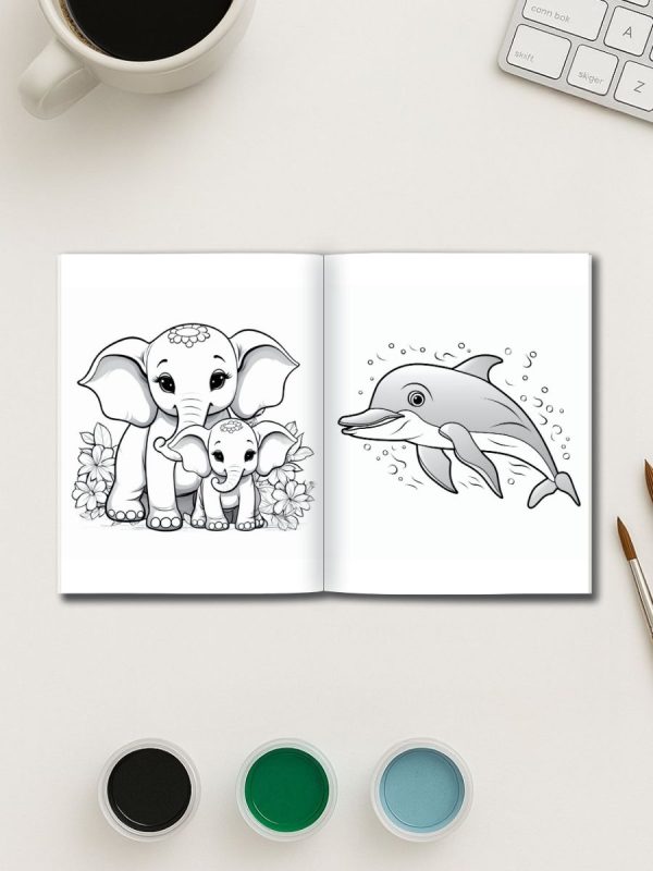 Lanche Animal – 184 Desenhos Fáceis para Criança Pintar - Imagem 3