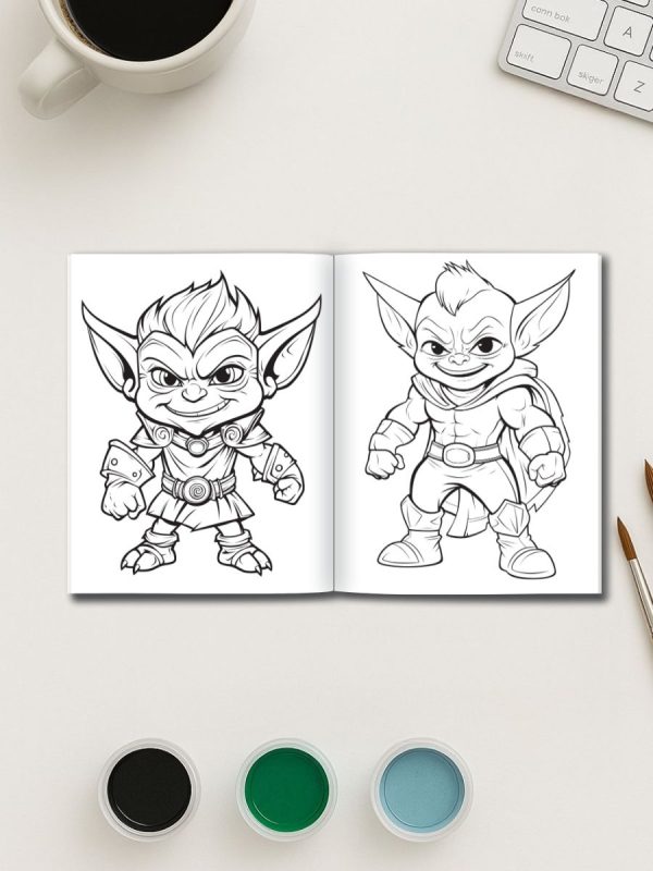 Duendes & Gargalhadas – 50 Desenhos PDF para Crianças - Imagem 3