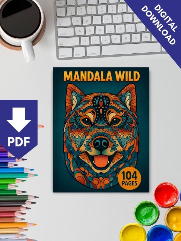 54 Animais com Padrões Intricados Pintar em PDF - Imagem 2