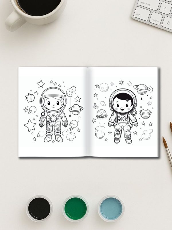 Missão Espacial – 184 Desenhos de Colorir para Crianças - Imagem 3