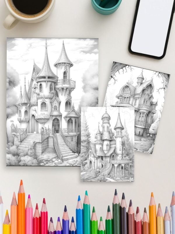 Mansões Assombradas 125 Casas de Fantasia Gótica PDF - Imagem 4