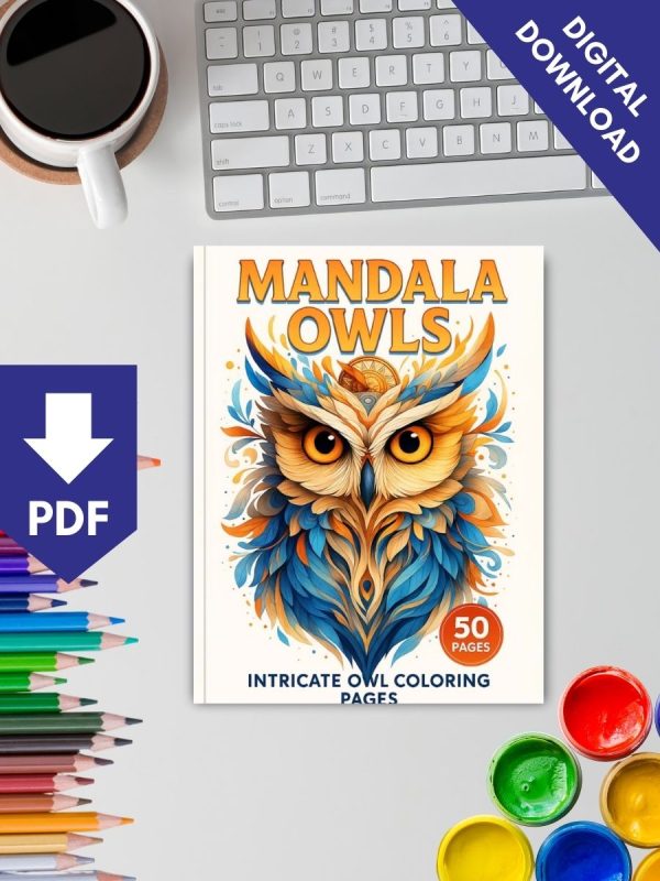 50 Desenhos de Corujas para Baixar em PDF e Colorir - Imagem 2