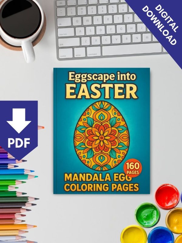 160 Desenhos de Ovos de Páscoa com Mandalas PDF - Imagem 2