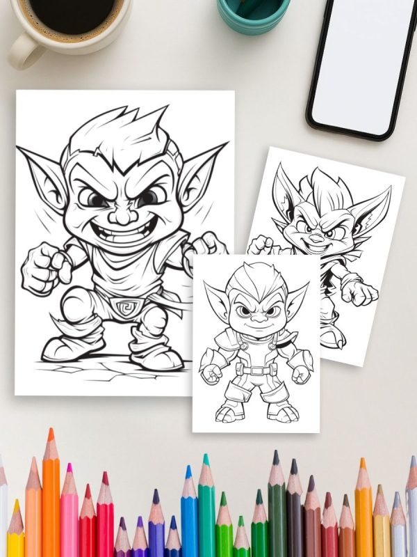 Duendes & Gargalhadas – 50 Desenhos PDF para Crianças - Imagem 4
