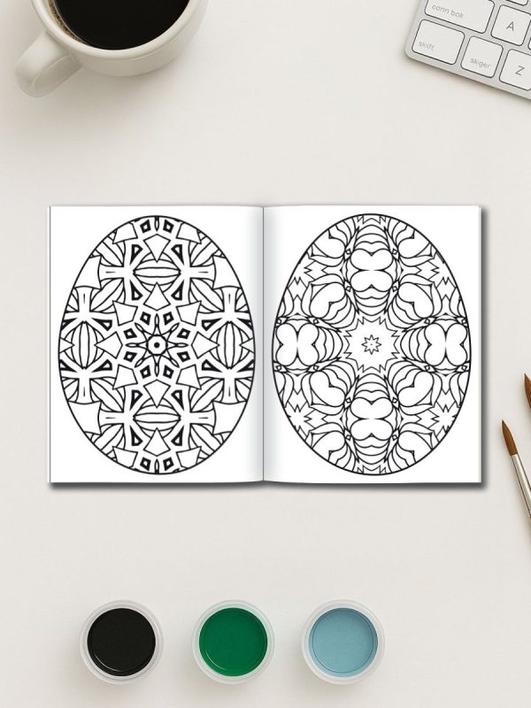 160 Desenhos de Ovos de Páscoa com Mandalas PDF - Imagem 3