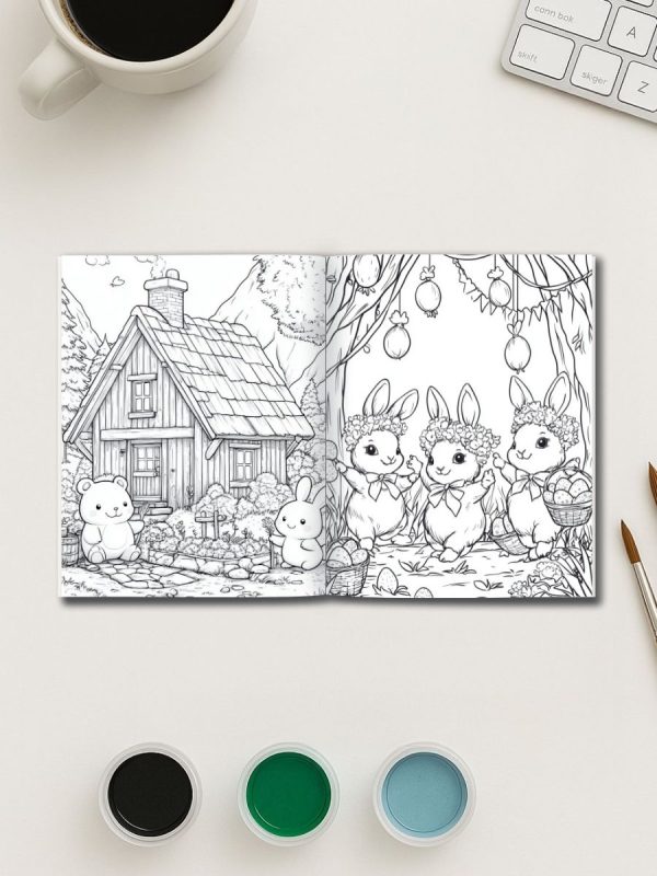 259 Paisagens Lindas para Colorir - Adultos e Adolescentes - Imagem 3