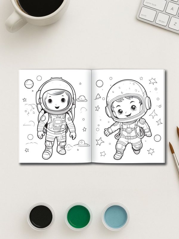 Crianças no Espaço – 50 Aventuras Intergalácticas para Colorir - Imagem 3