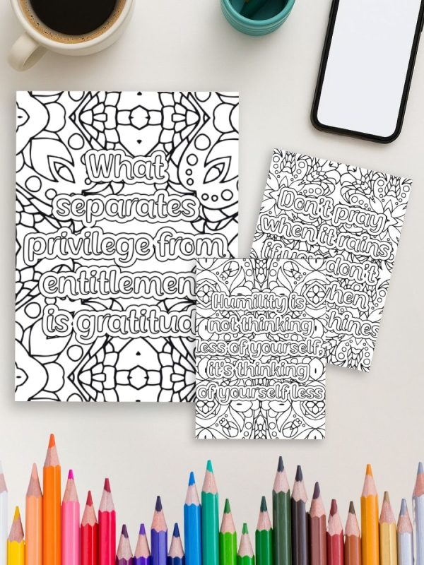 25 Desenhos Prontos para Imprimir com Citações Inspiradoras - Imagem 4