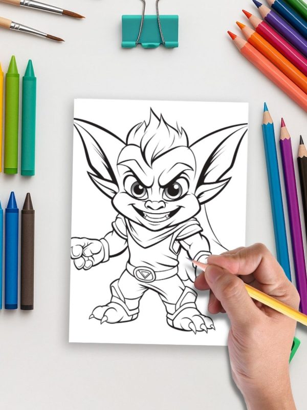 Duendes & Gargalhadas – 50 Desenhos PDF para Crianças - Imagem 5