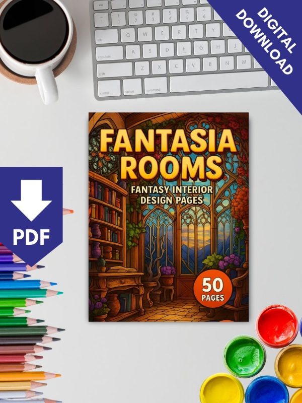 50 Desenhos de Fantasia – PDF Prontos para Imprimir - Imagem 2