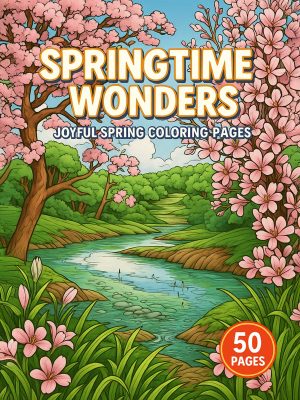 Primavera – 50 Desenhos Alegres Prontos para Imprimir PDF