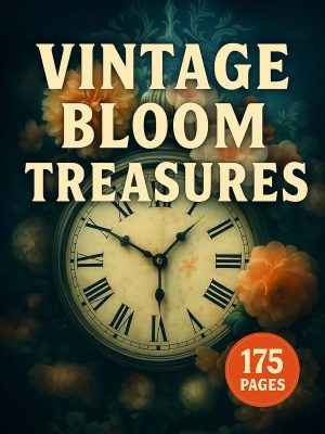 Tesouros Florais Vintage – 175 Desenhos Antigos em PDF