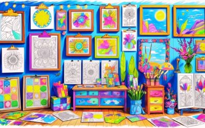 10 Ideias Criativas para Exibir Seus Desenhos Pintados