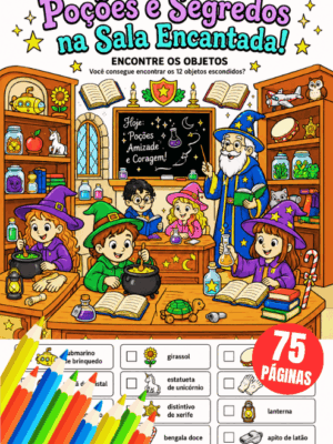 Atividades para Crianças Procurarem e Pintarem PDF 1